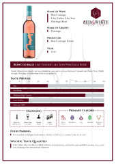 Bon Courage Like Father Like Son Pinotage Rose 2020