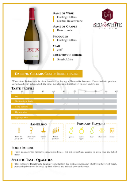 Darling Cellars Gustus Bukettraube 2018