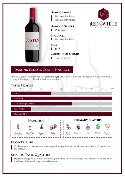 Darling Cellars Gustus Pinotage 2018
