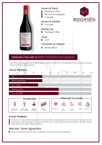 Darling Cellars Reserve Evening Star 2018