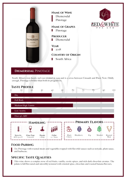 Diemersdal Pinotage 2018