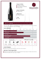 Haute Cabriere The Haute Collection Pinot Noir 2018