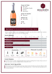 Rietvallei The Burger Family John B Brut Rose 2019