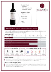 Rietvallei The Burger Family Stonedale Shiraz 2019