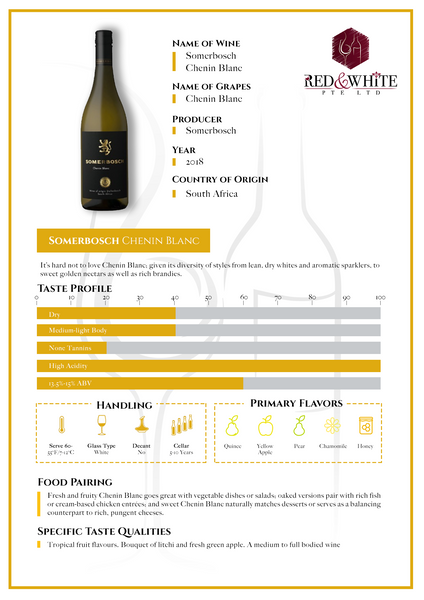 Somerbosch Chenin Blanc 2019