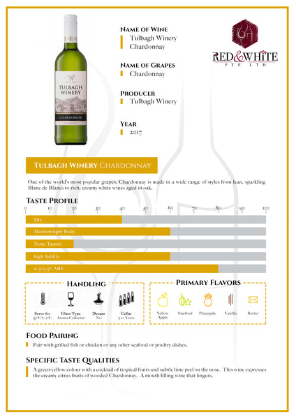 Tulbagh Winery Chardonnay 2017