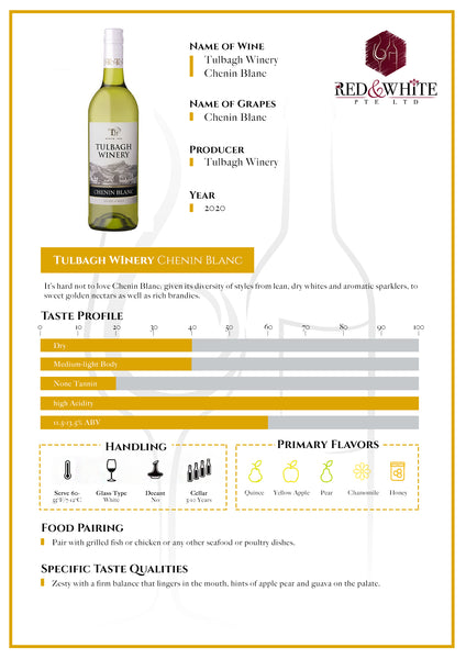 Tulbagh Winery Chenin Blanc 2020