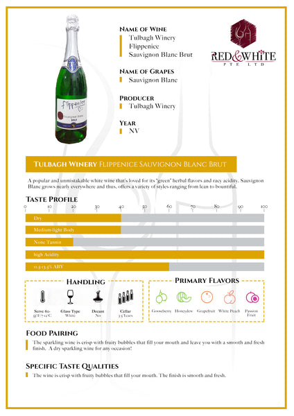 Tulbagh Winery Flippenice Sauvignon Blanc Brut NV