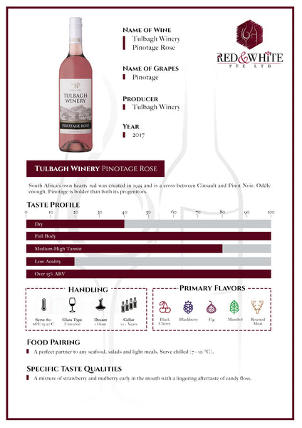 Tulbagh Winery Pinotage Rose 2017