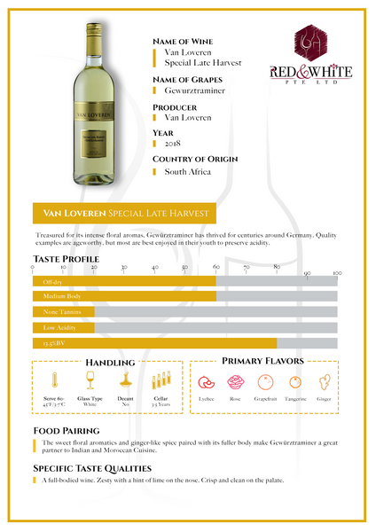 Van Loveren Special Late Harvest 2019